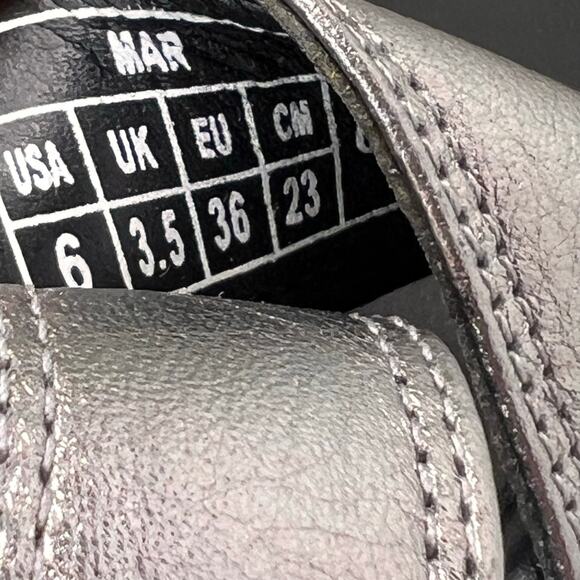 Vionic Mar Leather Strappy Platform Sandal Pewter Buckle I8675L9020 Women 6M NWB - Picture 10 of 11